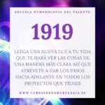 La Numerología Angelical: Revelando los Secretos del Año 1919