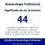 Numerología: El significado del número 4 y el misterioso poder del 44